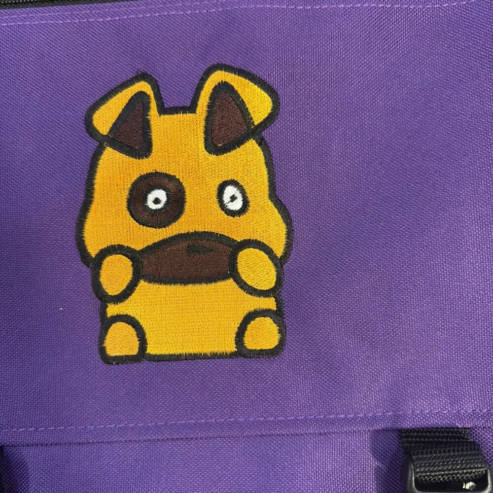 Travel Crossbody Laptop School Bag Purple - See Description